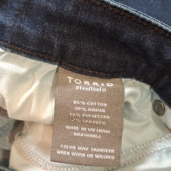 Torrid Women's Blue Jeans - Picture 4 of 6